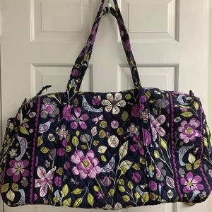 Vera Bradley Floral Nightingale Small Duffle Bag